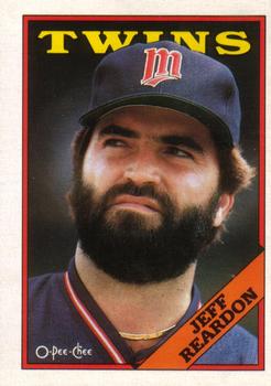 1988 O-Pee-Chee Baseball Cards 099      Jeff Reardon